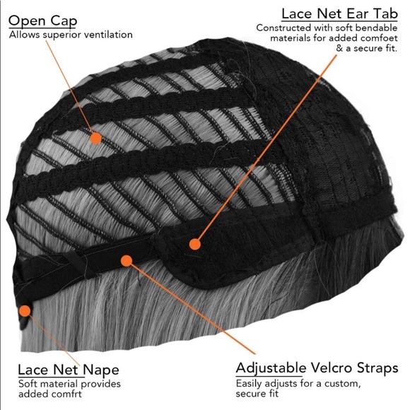 Honey Brown Dark Root 28 Inch long Loose Wave Wig - Picture 6 of 7